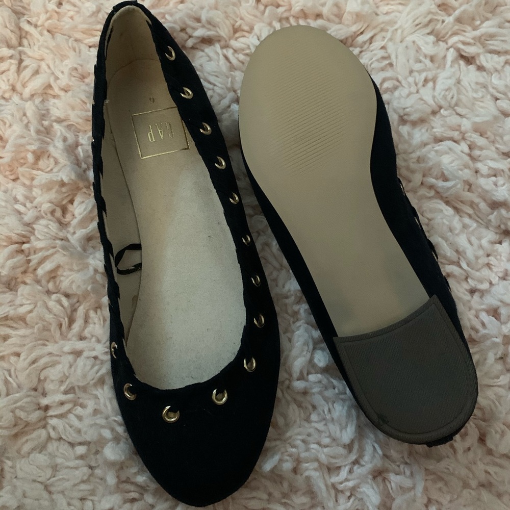 Navy flats